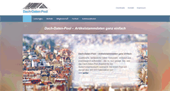 Desktop Screenshot of dach-daten-pool.eu
