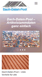 Mobile Screenshot of dach-daten-pool.eu